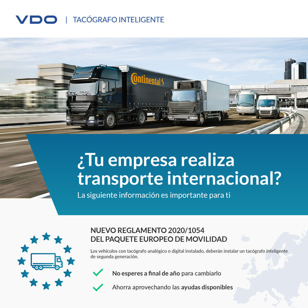 Cambio adelantado tacografo inteligente segunda generacion